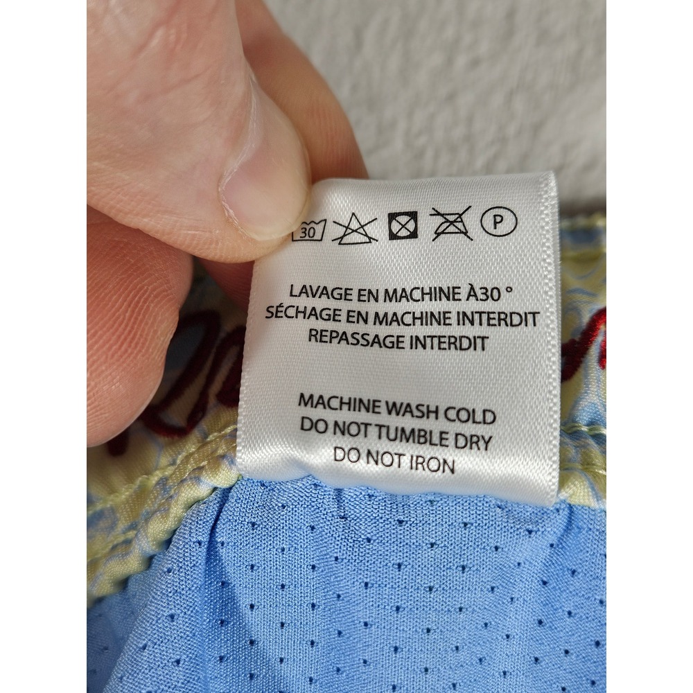 Robert Graham Martini Tower Yellow Blue Swim Trunks Men XL SMRG102 New - Picture 7 of 11
